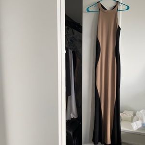Black and Tan formal dress